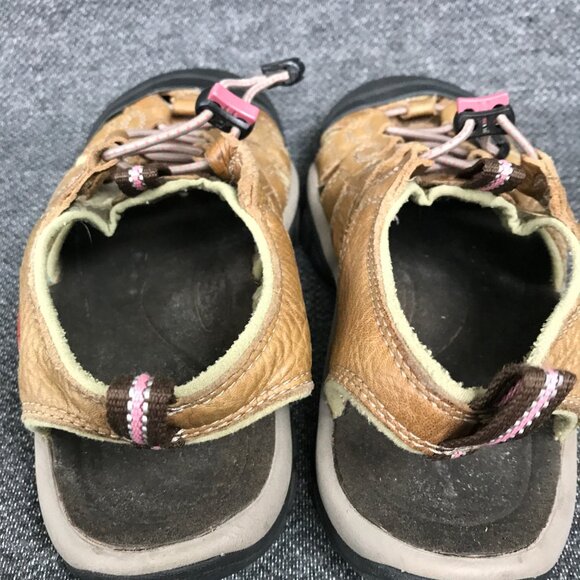 Cole Haan Women’s Size 6B Brown Distressed Leather Slip On Loafers Flats Slides - Picture 6 of 8